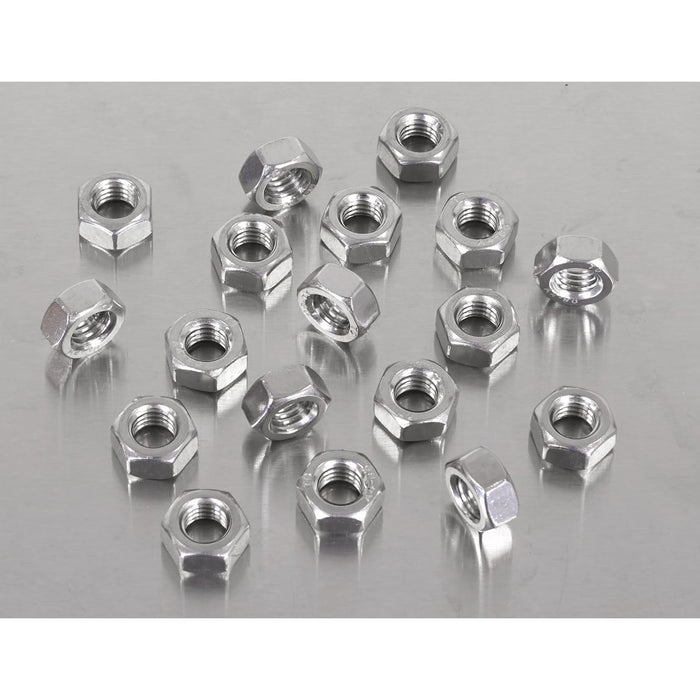 Sealey Stainless Steel Full Nut M8 x 1.25 pitch, DIN 934 - Pack of 100 SS8 Sealey - Dynamic Drive