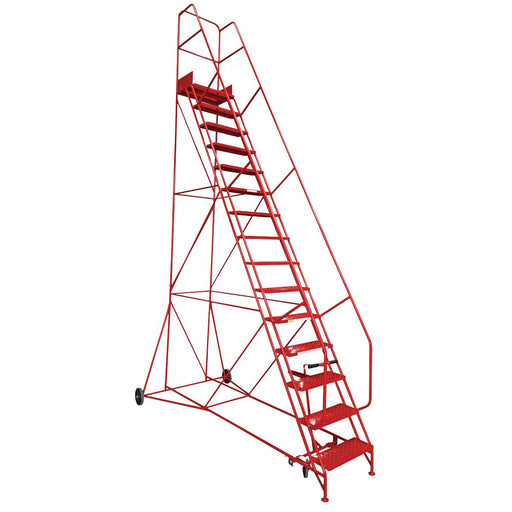 Sealey Mobile Safety Steps 15-Tread MSS15 Sealey - Dynamic Drive