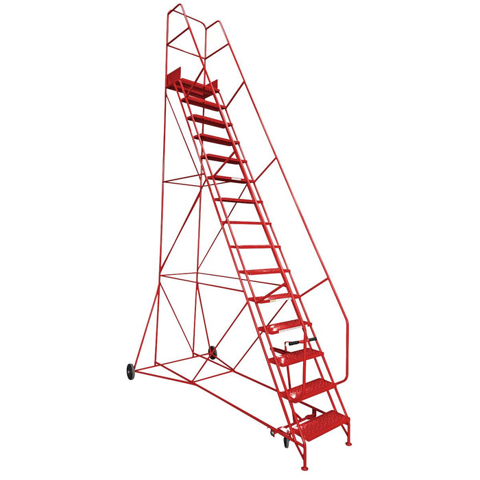 Sealey Mobile Safety Steps 15-Tread MSS15 Sealey - Dynamic Drive