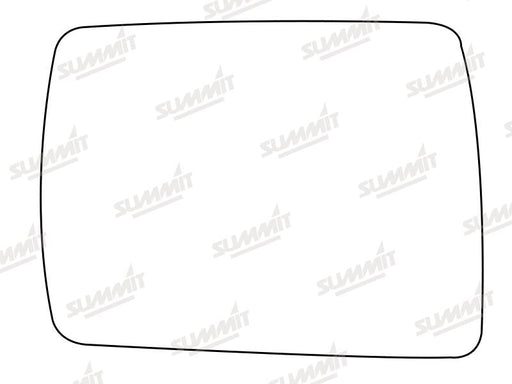 Summit Stick-On Standard Mirror Glass fits Daihatsu Fourtrak LHS Summit - Dynamic Drive