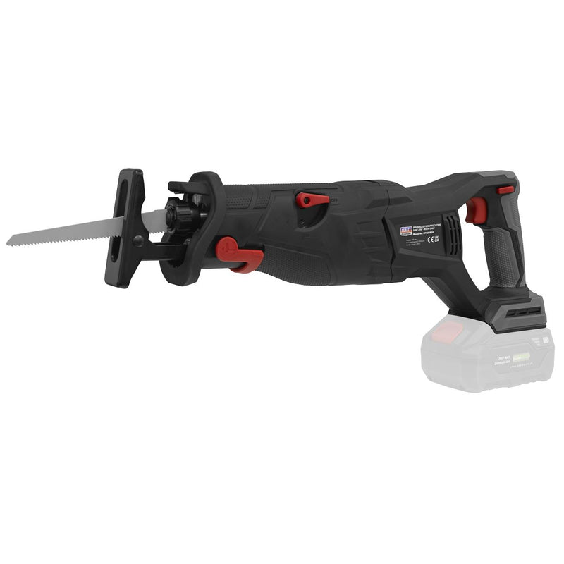 Sealey Brushless Reciprocating Saw 20V 4Ah SV20 Series Kit CP20VRSXKIT1 Sealey - Dynamic Drive