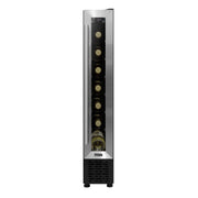 Baridi Extra-Slim 7 Bottle Wine Fridge & Cooler 15cm - Stainless Steel Baridi - Dynamic Drive