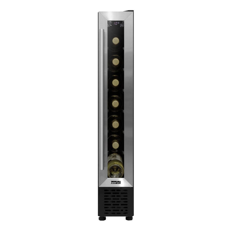Baridi Extra-Slim 7 Bottle Wine Fridge & Cooler 15cm - Stainless Steel Baridi - Dynamic Drive