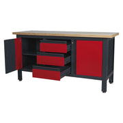 Sealey Workstation with 3 Drawers & 2 Cupboards AP1905C Sealey - Dynamic Drive