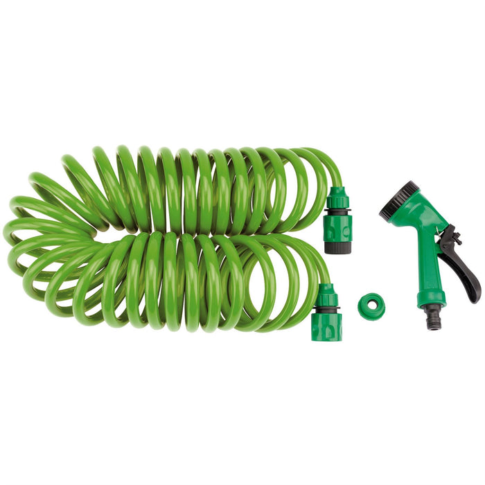 Draper Recoil Hose with Spray Gun and Tap Connector, 10m 83984 Draper - Dynamic Drive