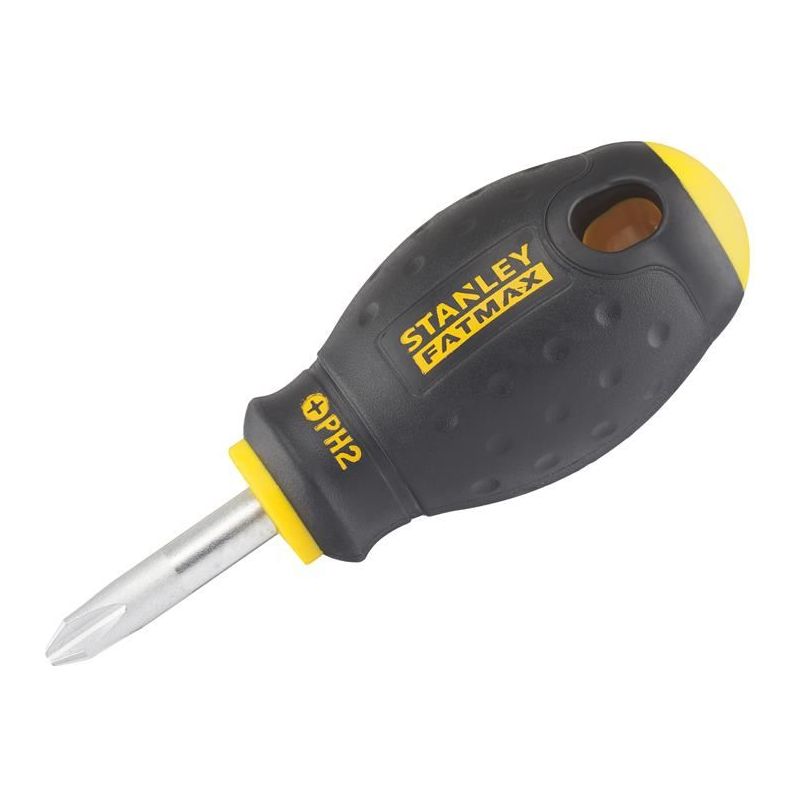 Stanley® Hand Tools FatMax® Stubby Screwdriver Phillips Tip PH2 x 30mm STANLEY® Hand Tools - Dynamic Drive