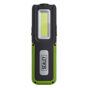 Sealey Rechargeable Inspection Light 5W COB & 3W SMD LED with Power Bank Green Sealey - Dynamic Drive
