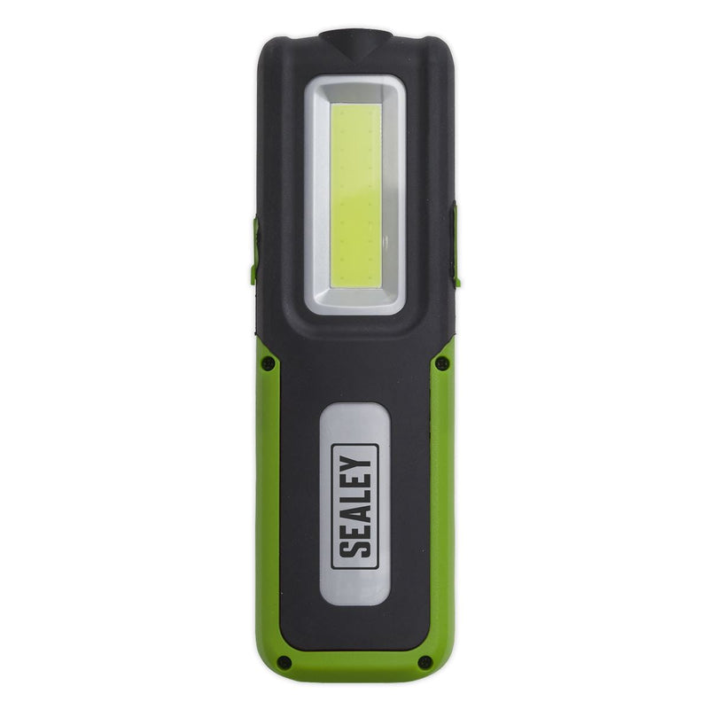 Sealey Rechargeable Inspection Light 5W COB & 3W SMD LED with Power Bank Green Sealey - Dynamic Drive