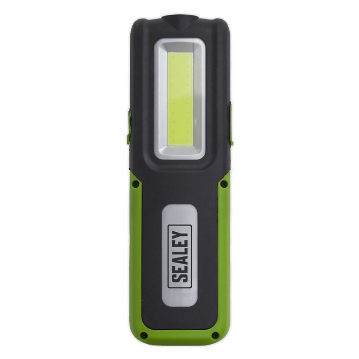 Sealey Rechargeable Inspection Light 5W COB & 3W SMD LED with Power Bank Green Sealey - Dynamic Drive
