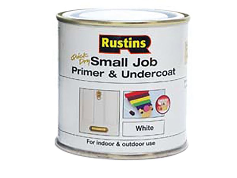 Rustins Small Job Primer & Undercoat White 250ml Rustins - Dynamic Drive