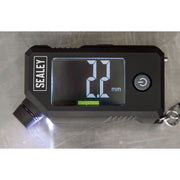 Sealey Digital Tyre Pressure & Tread Depth Gauge with LED TSTPG12 Sealey - Dynamic Drive