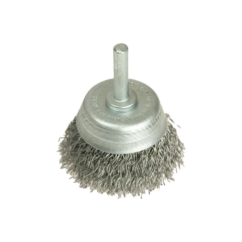 Lessmann DIY Cup Brush with Shank 50mm, 0.35 Steel Wire Lessmann - Dynamic Drive