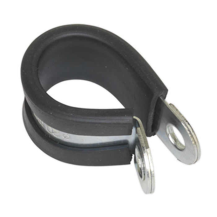 Sealey P-Clip Rubber Lined21mm Pack of 25 PCJ21 Sealey - Dynamic Drive