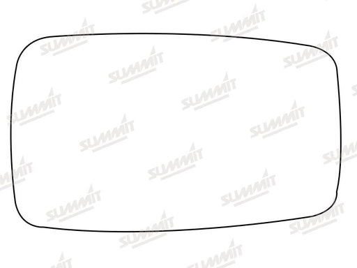 Summit Stick-On Anti Dazzle Mirror Glass fits Audi 80 on RHS Summit - Dynamic Drive