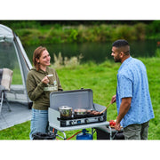 Campingaz Camping Kitchen 2 Multi-Cook Double Burner Portable Camping Gas Stove and Side Grill Campingaz - Dynamic Drive