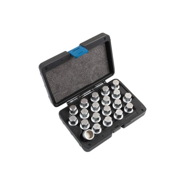 Laser Locking Wheel Nut Key Set 20pc - for VAG, Porsche 6662 Laser - Dynamic Drive