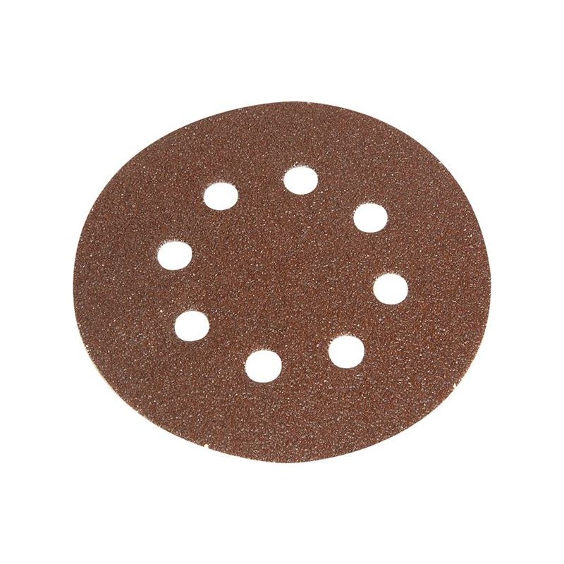 Faithfull Hook & Loop Sanding Disc DID3 Holed 125mm Coarse (Pack 5) Faithfull - Dynamic Drive