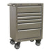 Sealey Rollcab 6 Drawer 675mm Stainless Steel Heavy-Duty PTB67506SS Sealey - Dynamic Drive