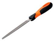 Bahco 1-110-08-2-2 ERGO™ Handled Tapered Edge Flat Second Cut File 200mm (8in) Bahco - Dynamic Drive