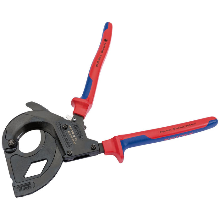 Draper Knipex 95 32 Ratchet Action Cable Cutter For SWA Cable, 315mm, 315A 82575 Draper - Dynamic Drive