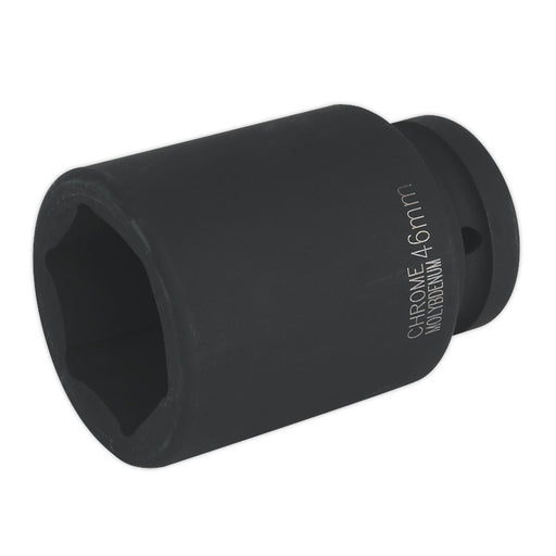 Sealey Impact Socket 46mm Deep 1"Sq Drive IS146D Sealey - Dynamic Drive