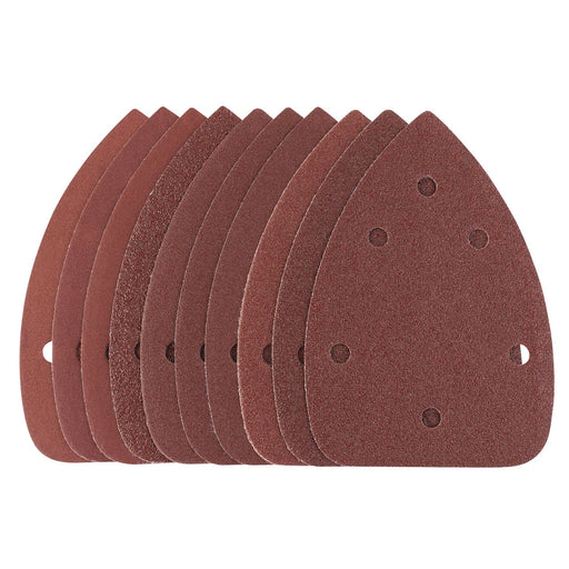 Draper Assorted Grit Hook and Loop Sander, 95 x 140 x 140mm (Pack of 10) 31977 Draper - Dynamic Drive