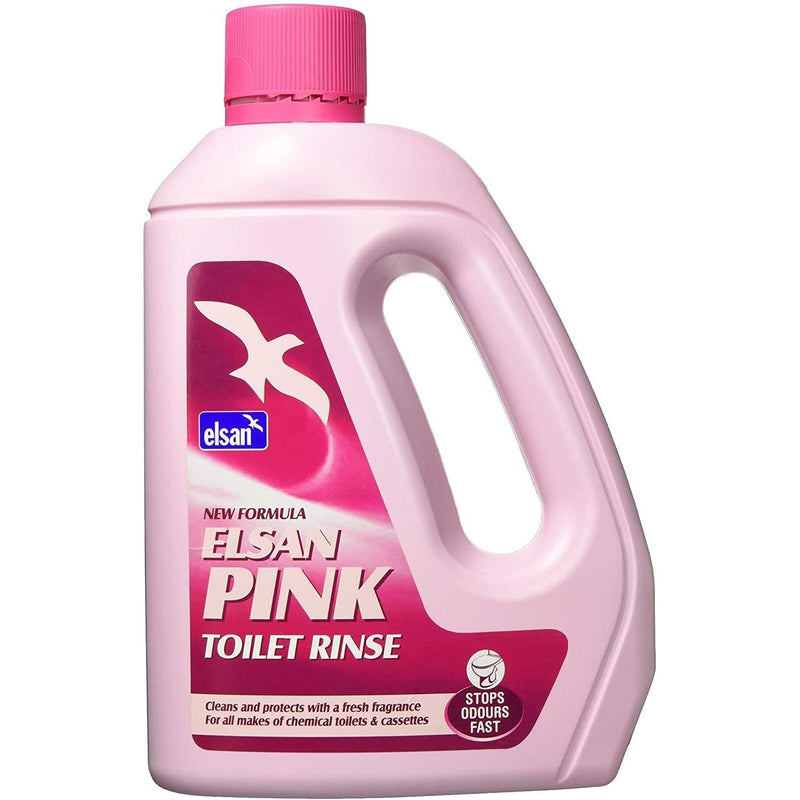 Elsan Toilet Fluid 2 Litres - Pink Elsan - Dynamic Drive