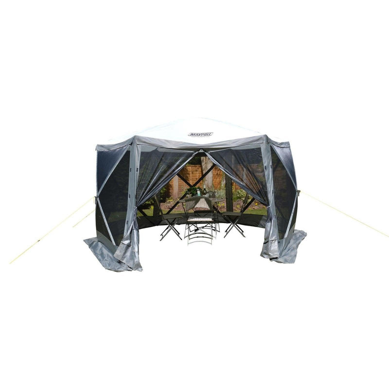 Event Garden Gazebo 3.6m x 3m Outdoor Marquee Party Tent Shelter Pavilion Maypole - Dynamic Drive