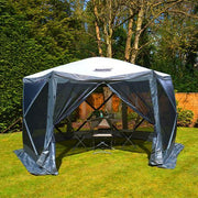 Event Garden Gazebo 3.6m x 3m Outdoor Marquee Party Tent Shelter Pavilion Maypole - Dynamic Drive