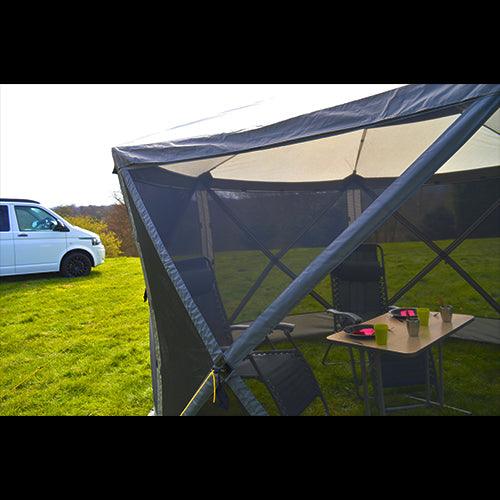 Event Garden Gazebo 3.6m x 3m Outdoor Marquee Party Tent Shelter Pavilion Maypole - Dynamic Drive