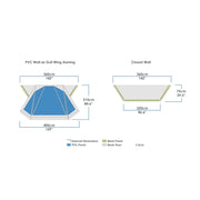 Zempire Evo TL Awning Wall Set Tent Accessory Zempire - Dynamic Drive