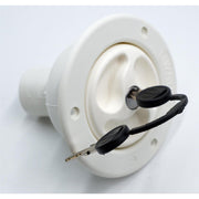 External Water Inlet Hatch 40mm w/ Locking Filler Cap Motorhome Caravan Boat VW Crusader - Dynamic Drive