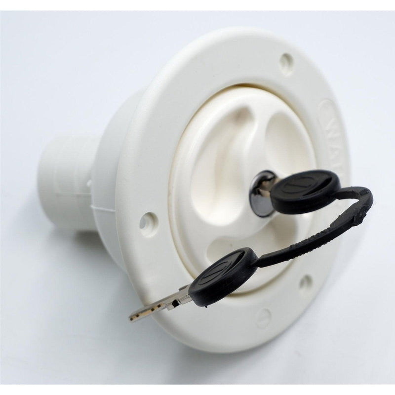 External Water Inlet Hatch 40mm w/ Locking Filler Cap Motorhome Caravan Boat VW Crusader - Dynamic Drive