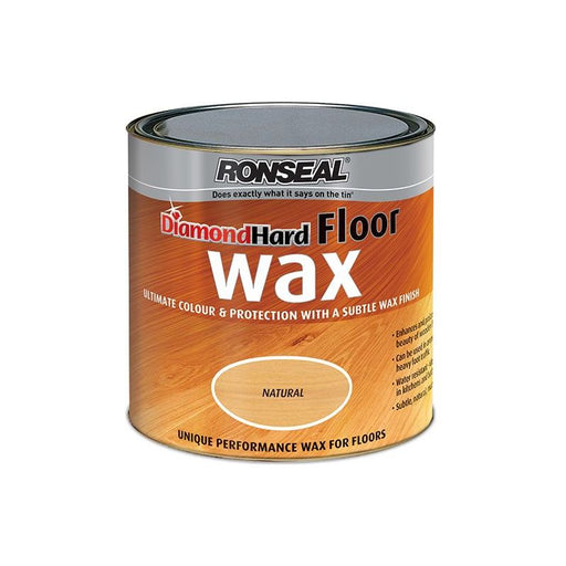 Ronseal Diamond Hard Floor Wax Natural Oak 2.5 litre Ronseal - Dynamic Drive