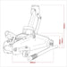 Sealey Short Chassis Trolley Jack 2 Tonne - Green 1050CXHV Sealey - Dynamic Drive