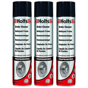 3x Holts Professional Brake & Clutch Cleaner Spray Grime Degreaser Remover 600ml Holts - Dynamic Drive