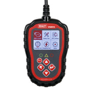 Sealey EOBD OBDII Code Reader Live Data Colour Screen MIL Light Reset Sealey  - Dynamic Drive