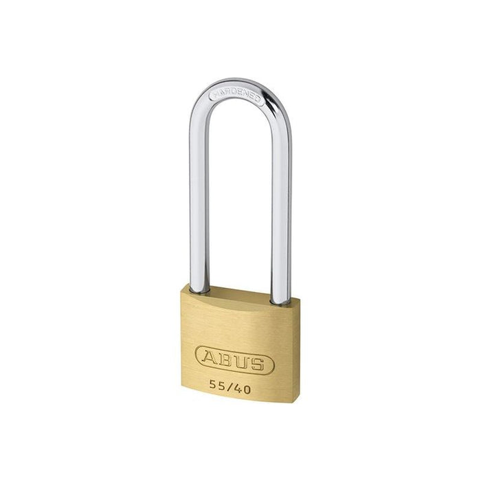 Abus Mechanical 55/40mm Brass Padlock 63mm Long Shackle Keyed Alike 5402 ABUS Mechanical - Dynamic Drive