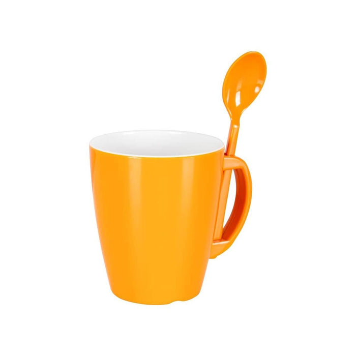 Gimex Colour Line Mug With Spoon Rainbow 390ml 4 Pieces Gimex - Dynamic Drive