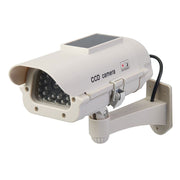 Silverline Solar-Powered Dummy CCTV Camera with LED Solar-Powered Silverline - Dynamic Drive