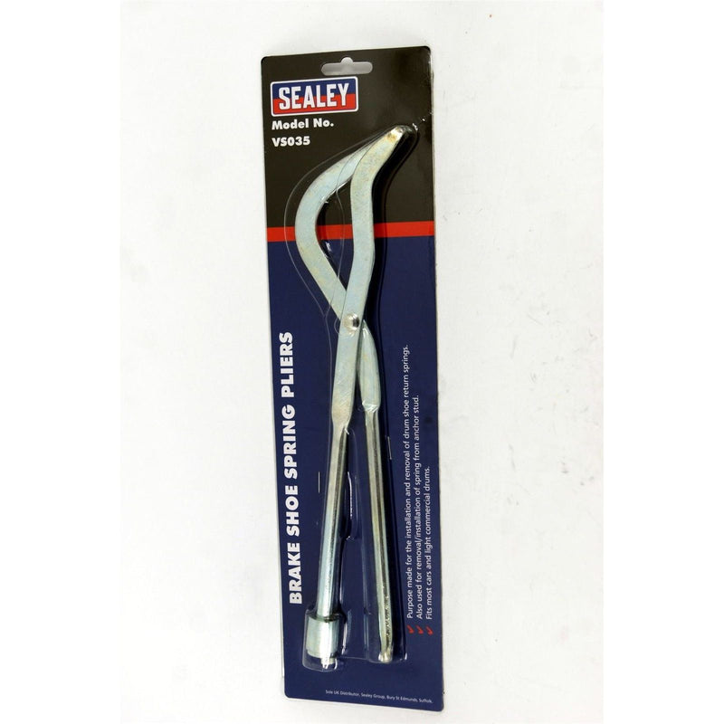 Sealey Drum Brake Shoe Return Spring Pliers Kit With Brake Spring Washer Tool Sealey - Dynamic Drive