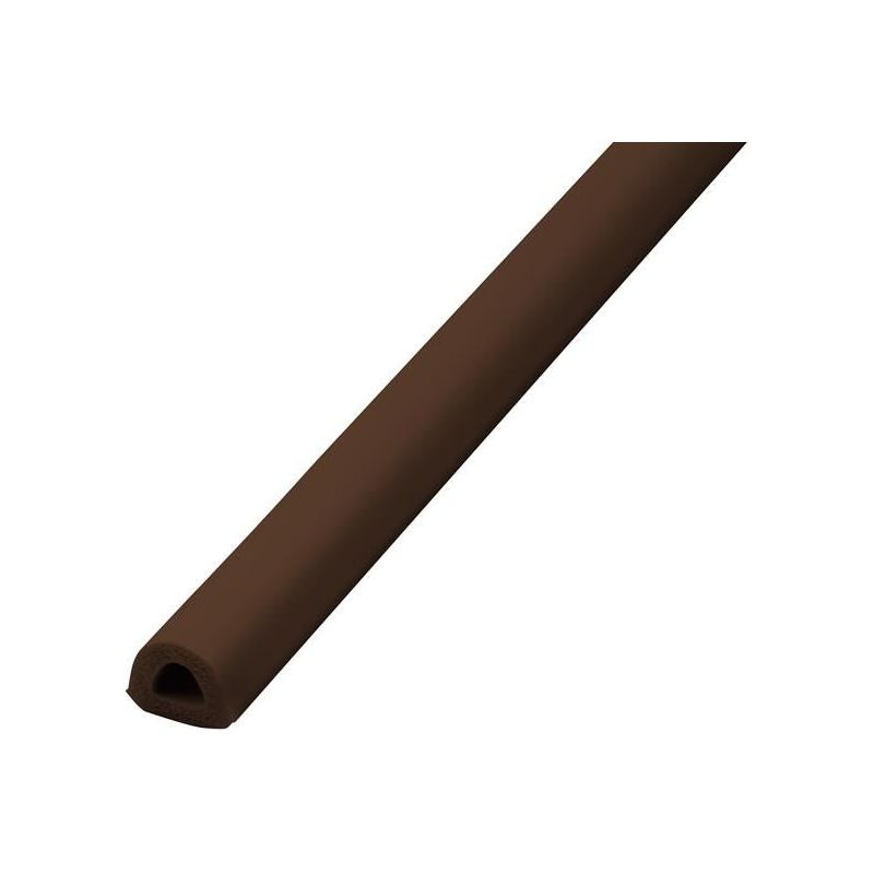 Faithfull EPDM Draught Excluder Brown 6M 9 x 7.5mm Faithfull - Dynamic Drive