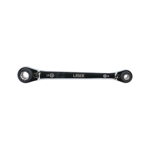 Laser Ratchet Ring Spanner 8-in-1 8143 Laser - Dynamic Drive