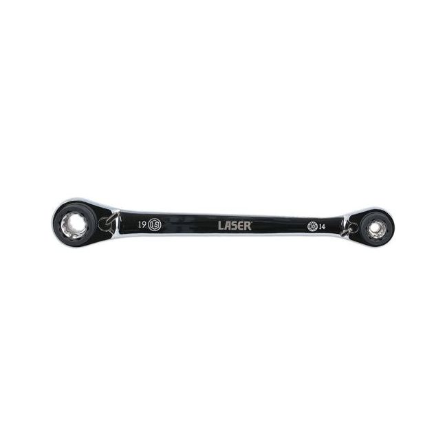 Laser Ratchet Ring Spanner 8-in-1 8143 Laser - Dynamic Drive