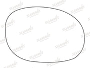 Summit Heated Base Plate With Blind Spot Mirror Glass fits Peugeot 206 98 to 06 RHS Summit - Dynamic Drive