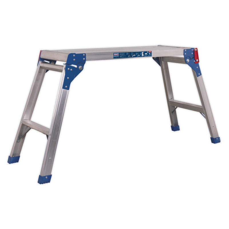 Sealey Aluminium Folding Platform 2-Tread EN 131 APS2E Sealey - Dynamic Drive