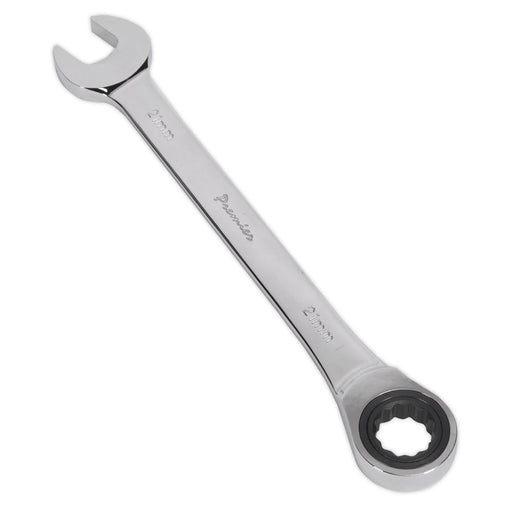 Sealey Ratchet Combination Spanner 21mm RCW21 Sealey - Dynamic Drive