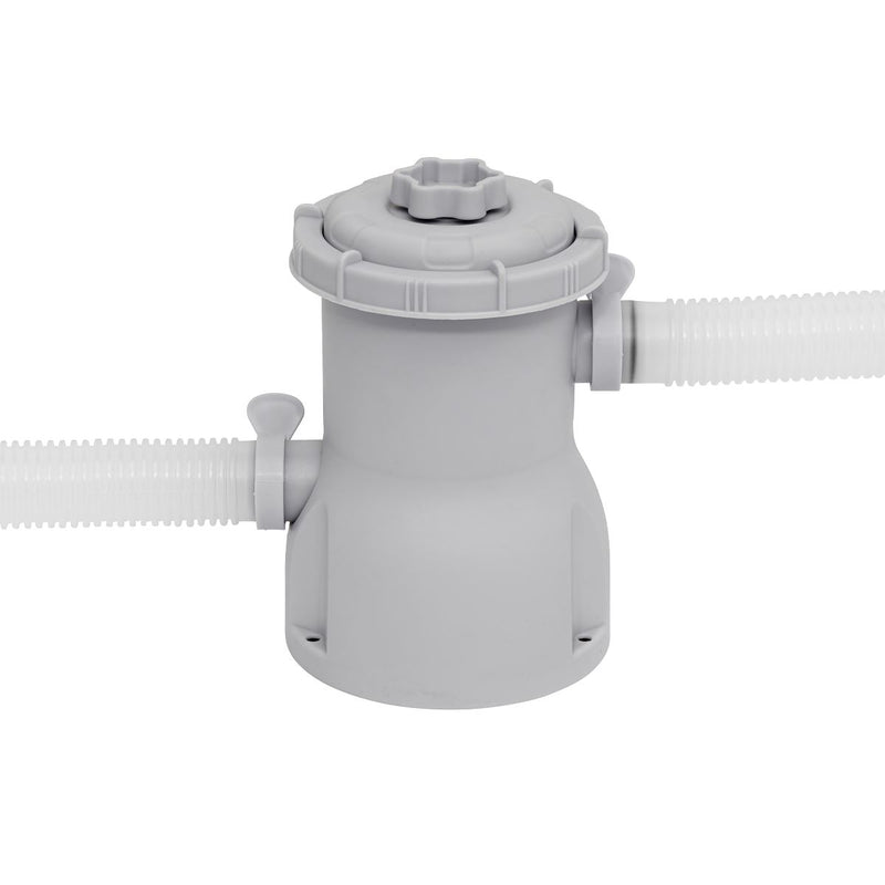 Dellonda Steel Frame Round Swimming Pool & Filter Pump 10ft - Blue DL19 Dellonda - Dynamic Drive