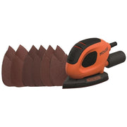 Black + Decker 55W Mouse Sander + 6 Sanding Sheets BLACK + DECKER - Dynamic Drive