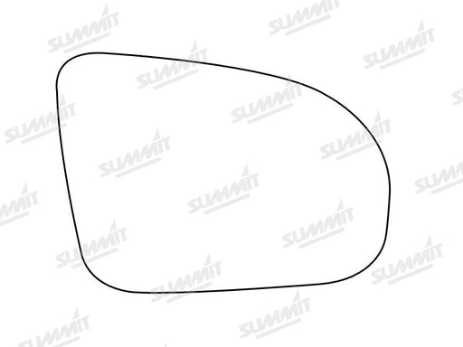 Summit Stick-On Standard Mirror Glass fits Vauxhall Corsa 93 to 00 RHS Summit - Dynamic Drive
